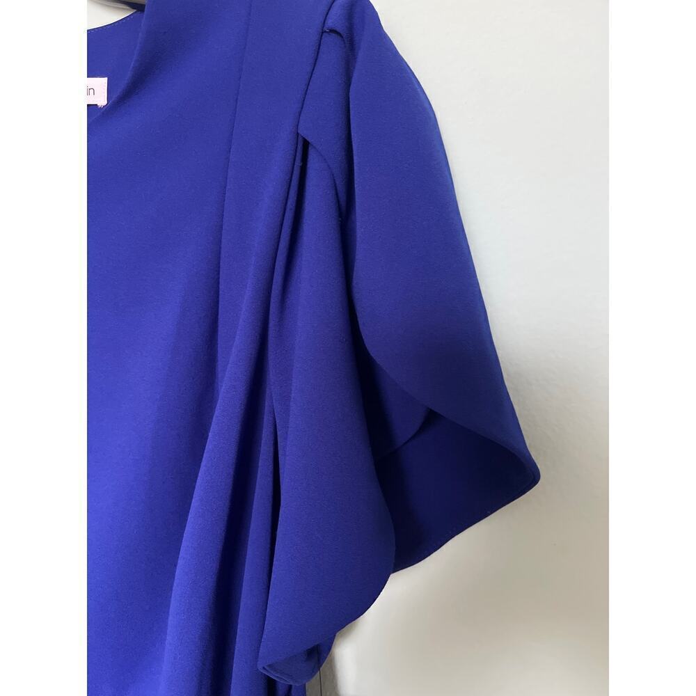 Calvin Klein: Royal Blue A Line Women’s short Sleeve Dress Size 22 - Picture 5 of 8